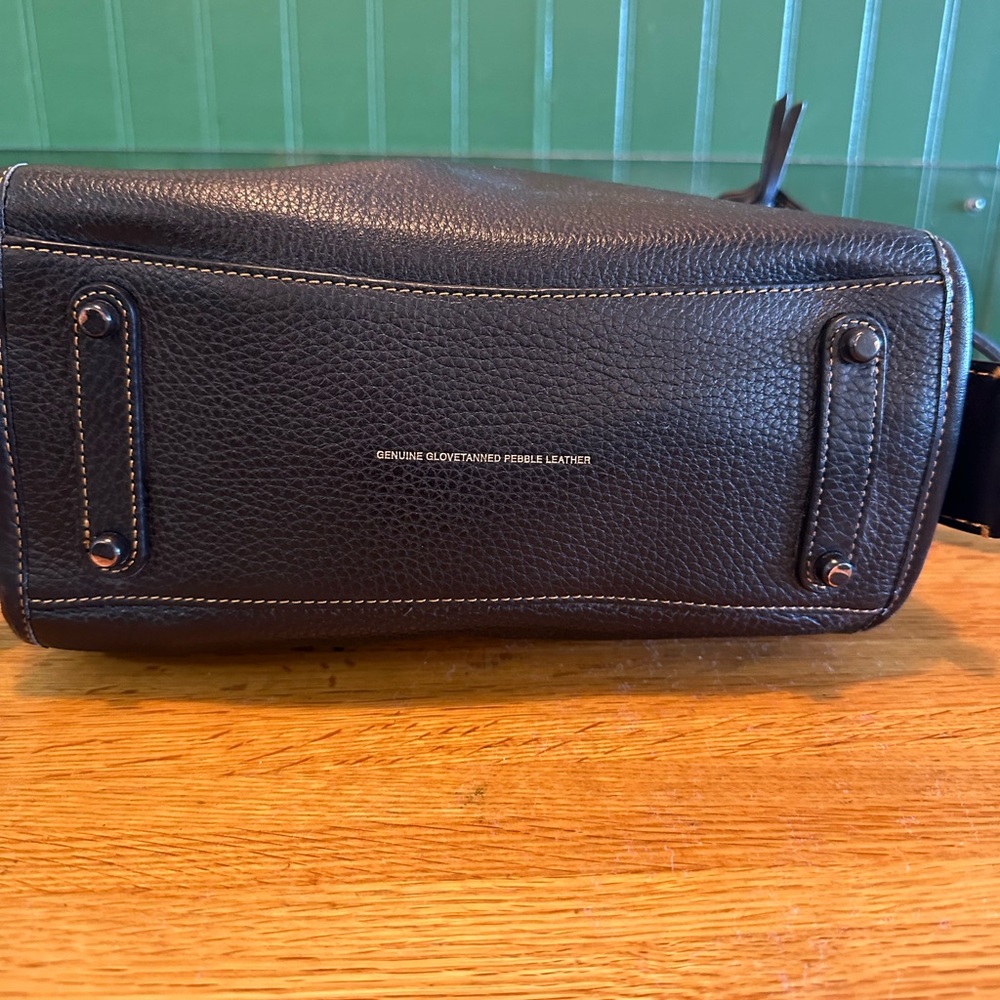 Coach Black Leather Satchel with Wallet - Picture 3 of 8